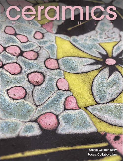 Ceramics Monthly March 2025 front cover