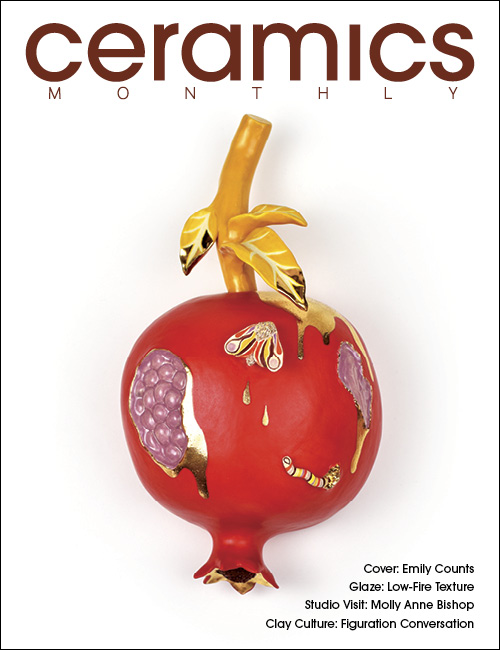 Ceramics Monthly April 2025 front cover
