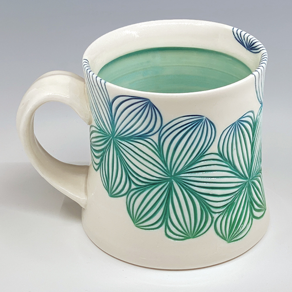 Finished mug by Kirsty Kash.