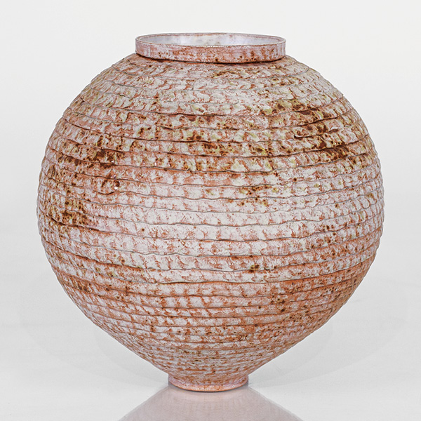 Pinched Moon Jar by Joanne Seongweon Lee