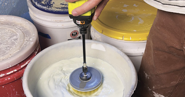 DIY Drill Brush Makes Glaze Sieving a Piece of Cake
