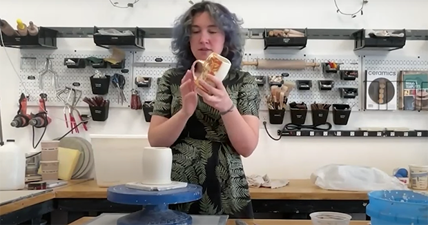 A Really Great Demonstration on Darting a Pottery Form